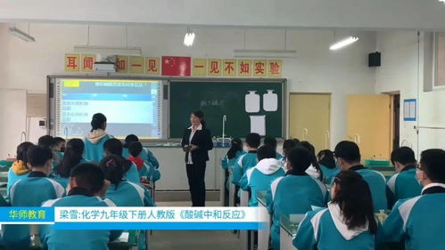 华师公益直播回顾 品牌教师精品课展示 化学九年级下册人教版 酸碱中和反应